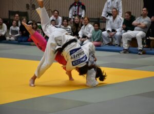 Sarah Filgertshofer mit einem sehenswerten Wurf