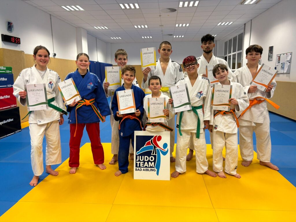 Geschafft - Gürtelprüfung bestanden