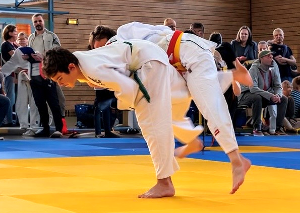 Florian Dengler mit einem schönen Wurf