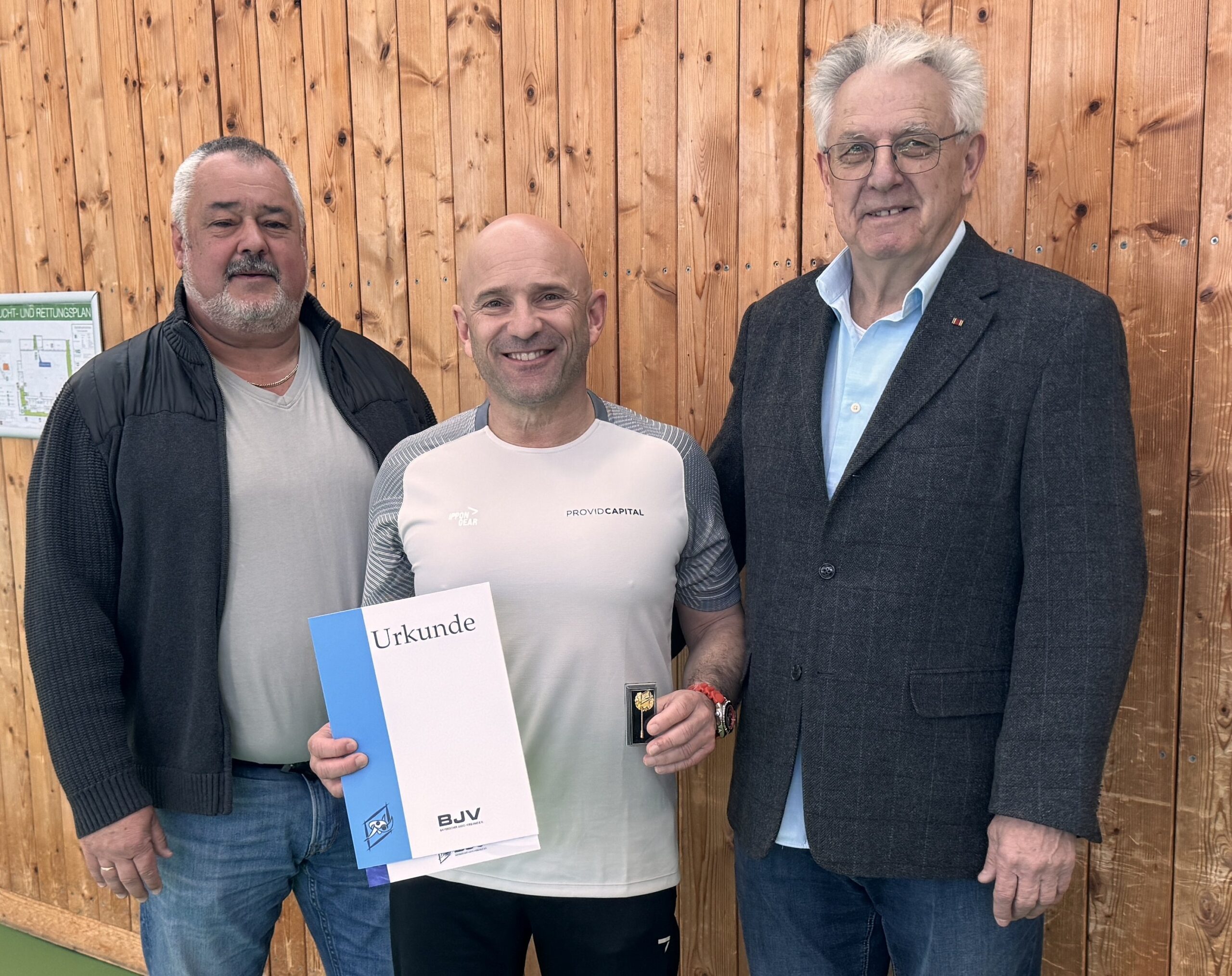 Bernd Röder, Denis Weisser und Ludwig Tradler - von links - Bild KSV Bad Aibling