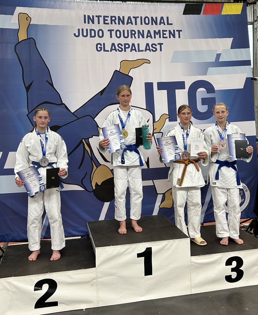 Platz 1 für KSV-Judoka Luise Wachtel