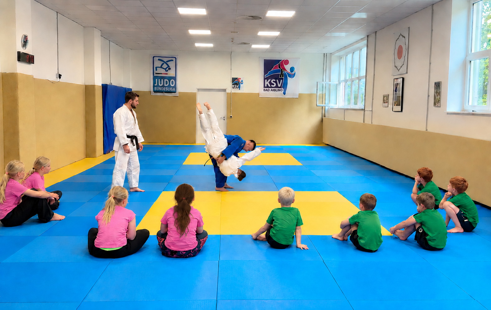 Schnupper-Judo im Ferienprogramm der Stadt Bad Aibling-3